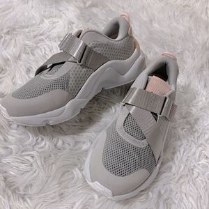 SOREL RENGD sneakers straight with hook & loop closure gray/pink women sz 9.5